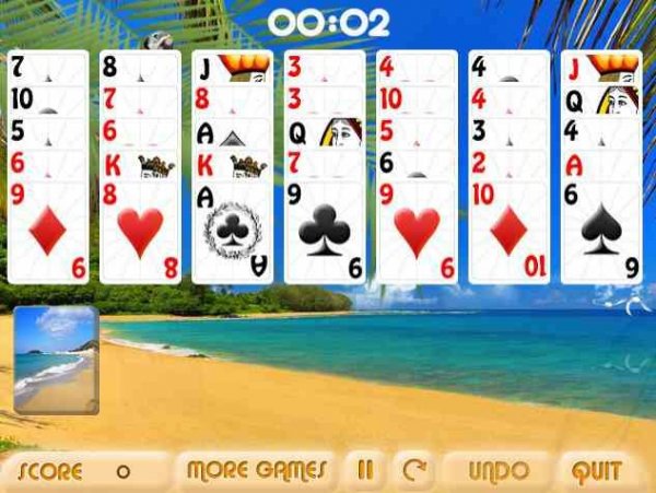 sunny beach solitaire